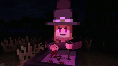 Minecraft witch nsfw illustrations